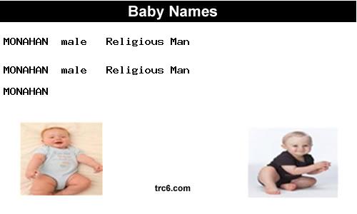 monahan baby names